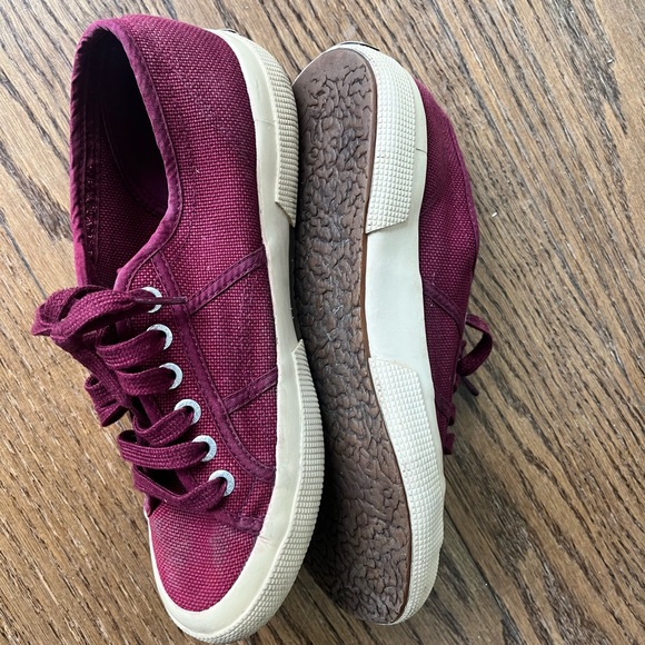 Burgundy Superga shoes - Picture 1 of 6